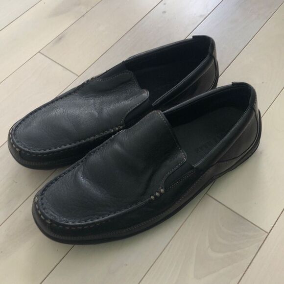 Cole Haan Men's Tucker Venetian Slip-on Loafer Casual Shoes Black Size 9.5M Driv - Picture 1 of 5